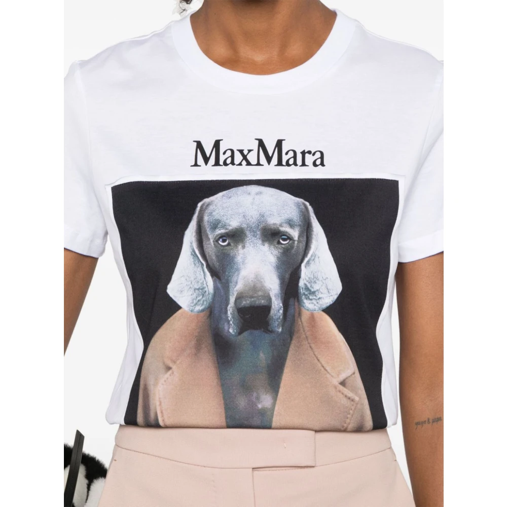Max Mara Witte T-shirts en Polos White Dames