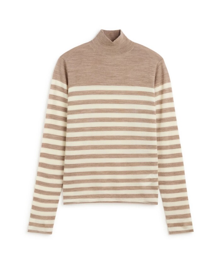 pull-a-col-roule-raye-en-maille