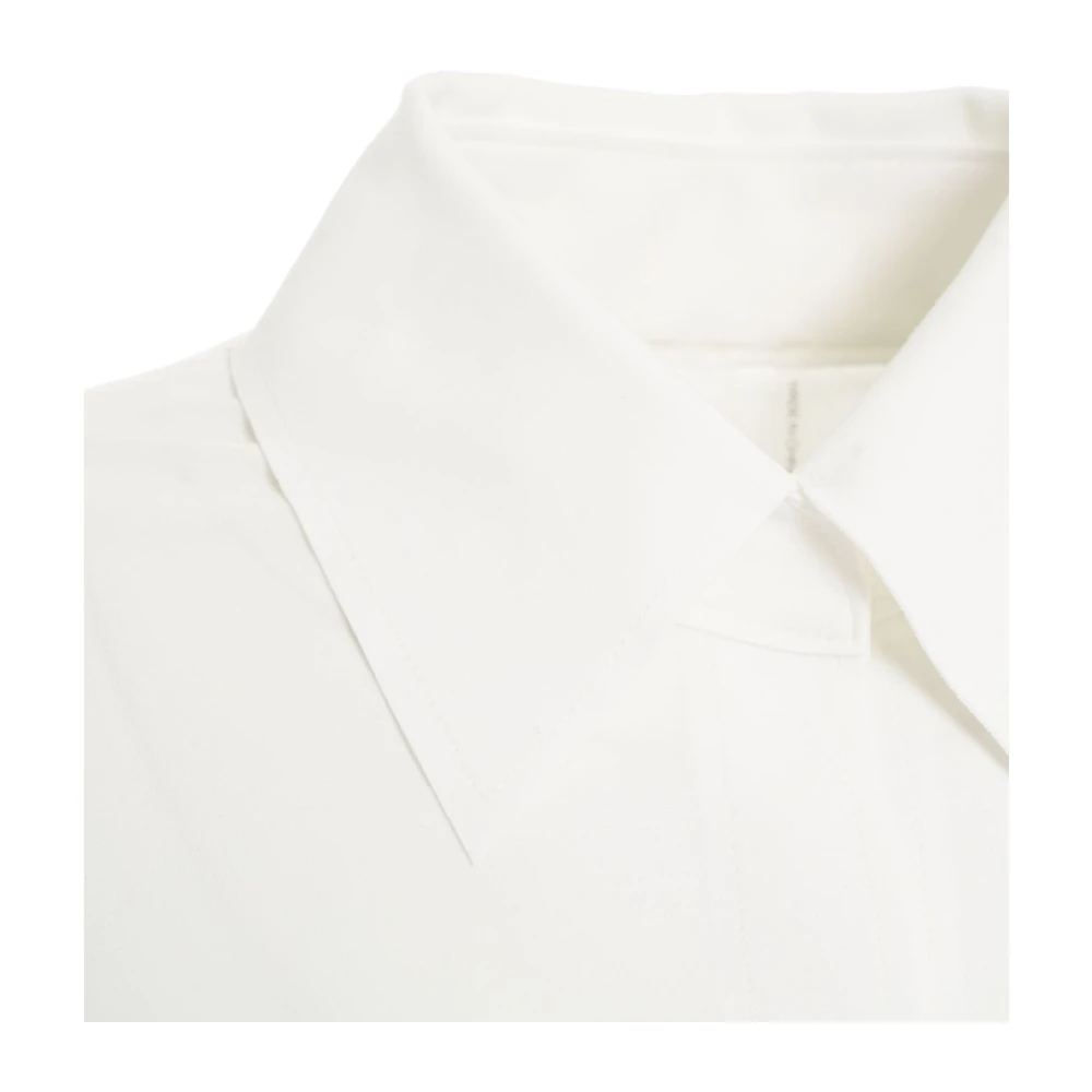 Norma Kamali Witte Shirts Aw24 Model Zachte Was White Dames