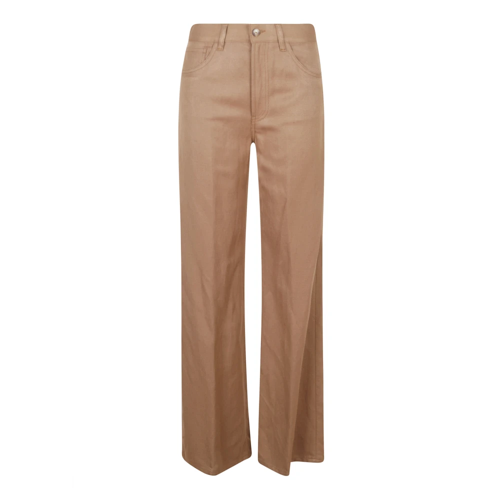 Dondup Women's Brown Wide Jeans, W29, Wide Jeans