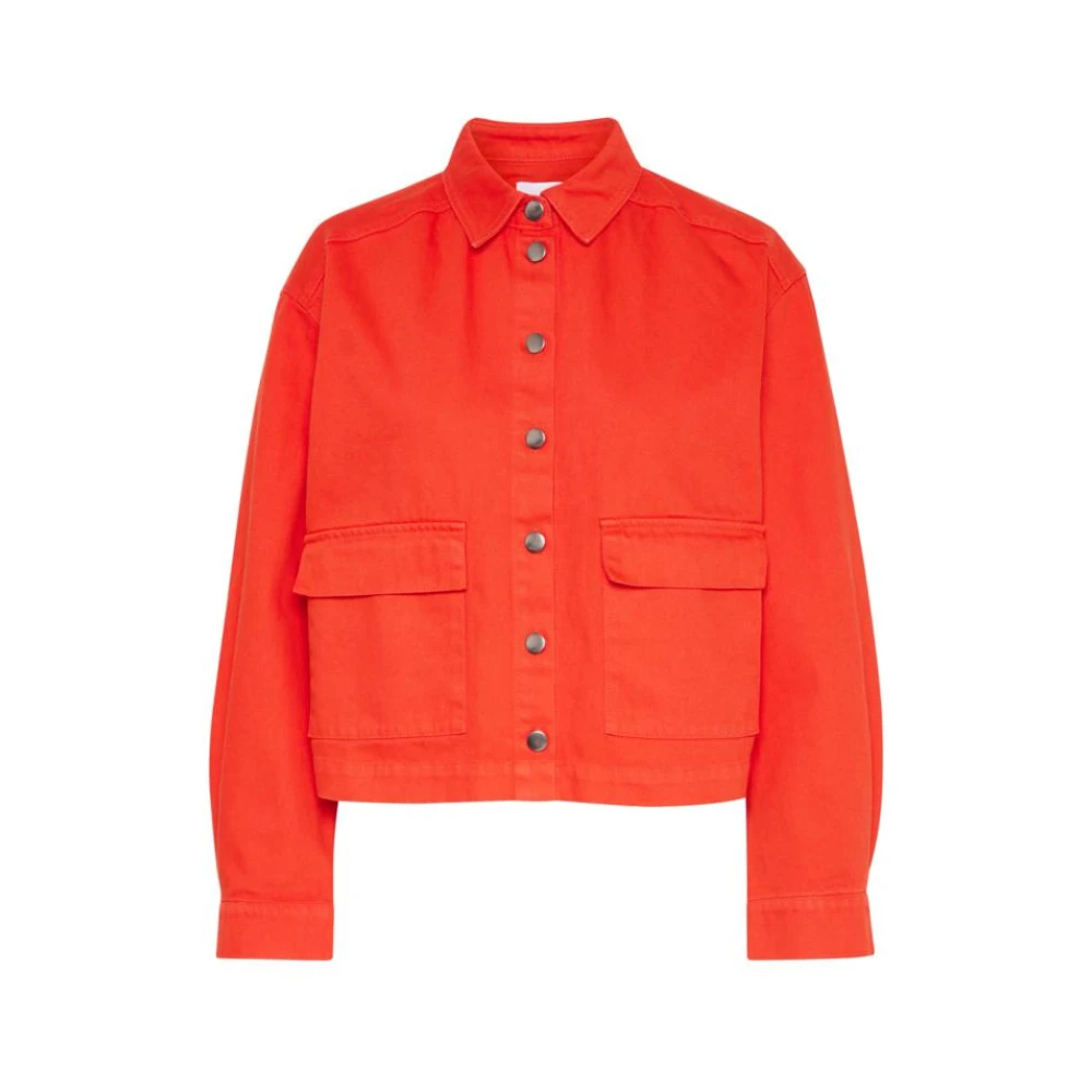 Saint Tropez Denim jasje met stijl 30513751 181862 Red Dames