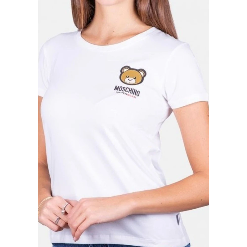 Moschino Dames Ondergoed T-shirt White Dames