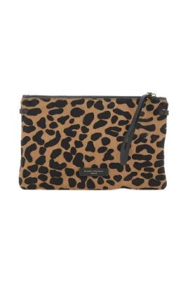 Leopardmönstrad Clutchväska Hermy Stil