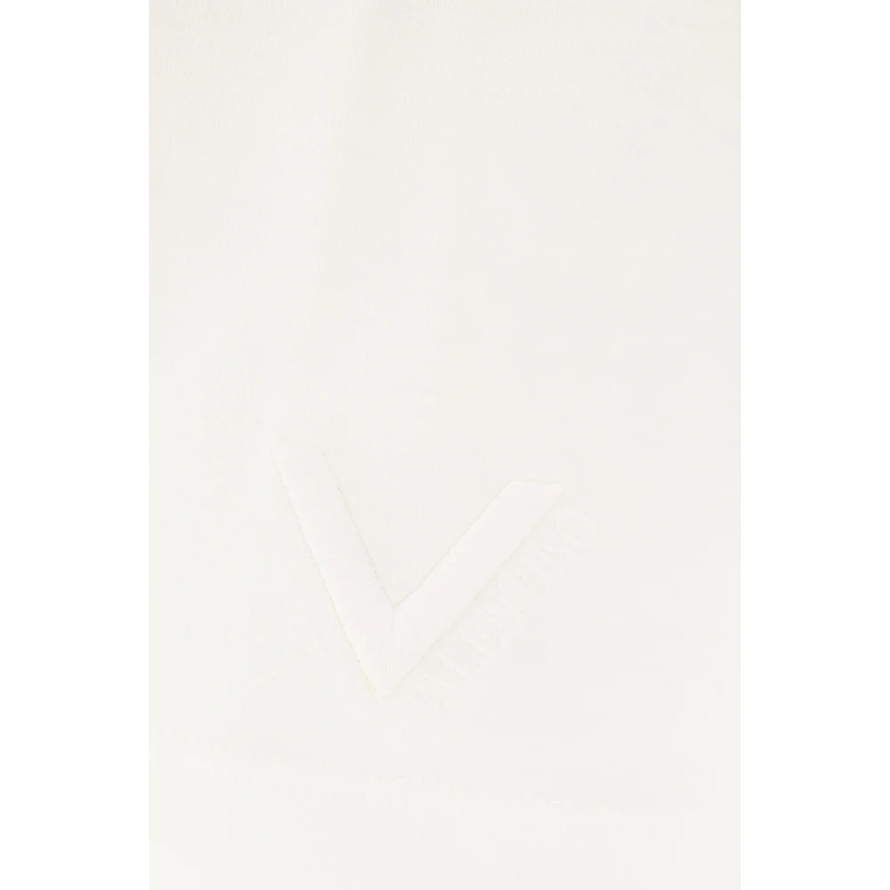 Valentino Garavani Klassiek Katoenen T-Shirt voor Vrouwen White Dames