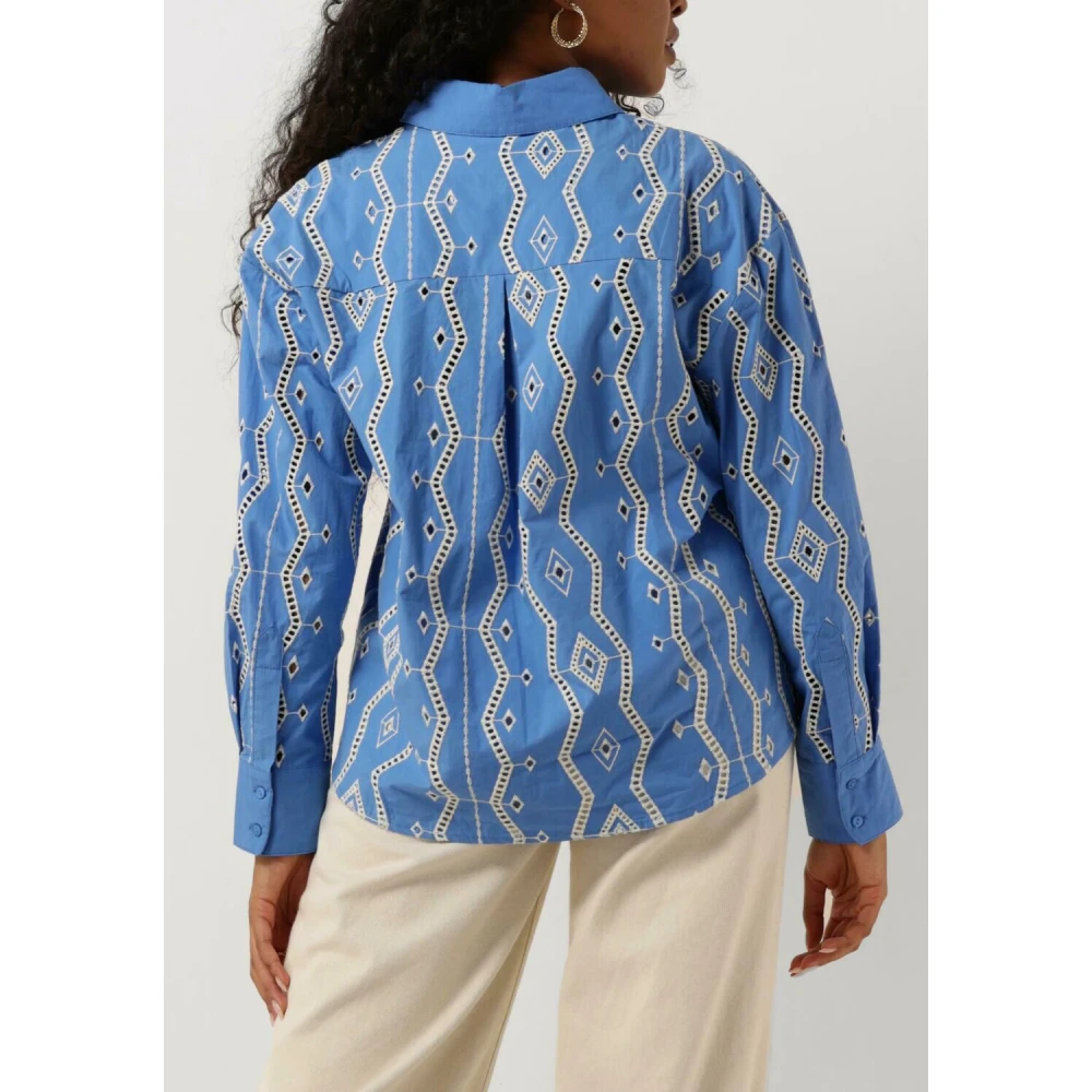 Suncoo Elegante Lydia Blouse Blue Dames