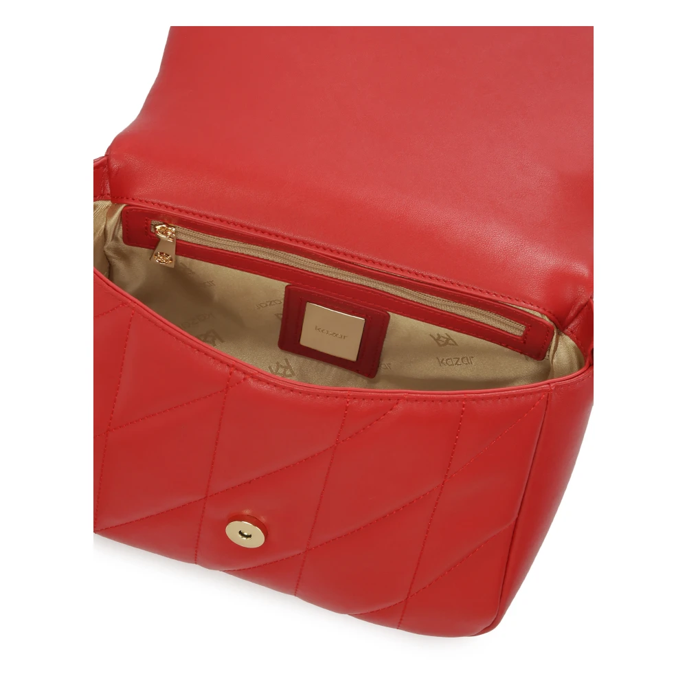 Kazar Rode riem handtas met afneembare portemonnee Red Dames