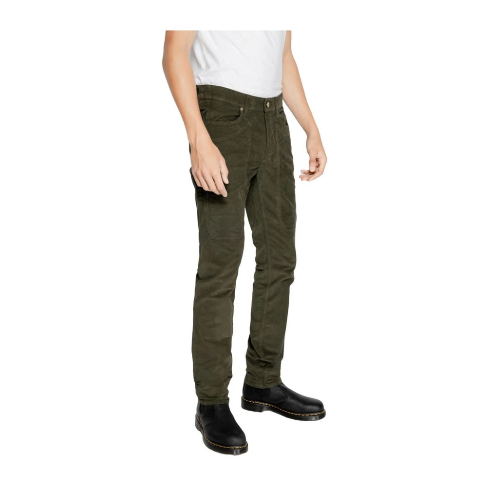 Jeckerson Stretch Katoenmix Herenbroeken Collectie Green Heren
