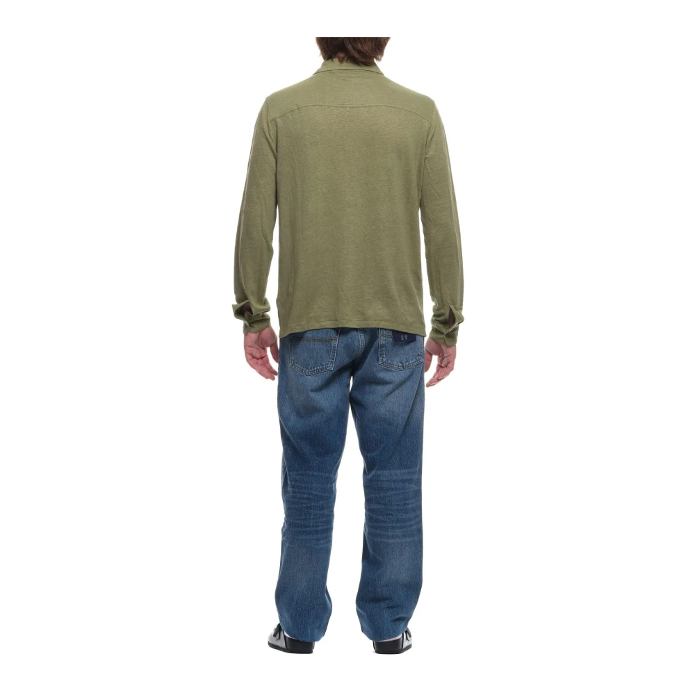 majestic filatures Casual Polo Shirt Green Heren
