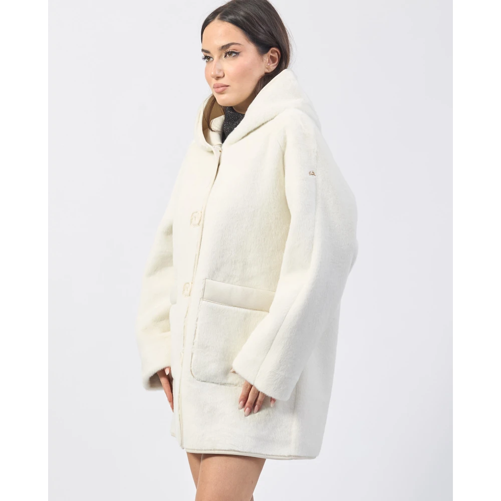 YES ZEE Stijlvolle Jassen Collectie White Dames