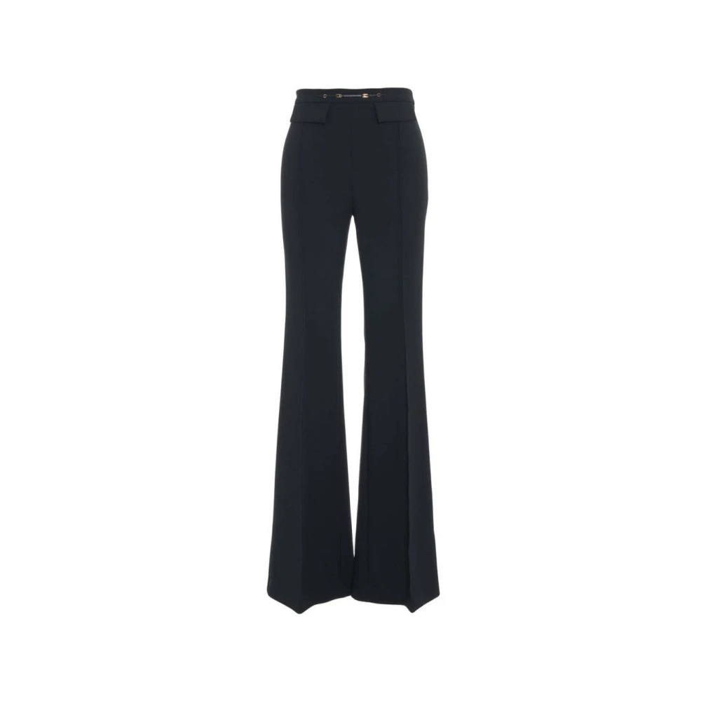 Elisabetta Franchi Donna Nero Pantaloni, L, New,