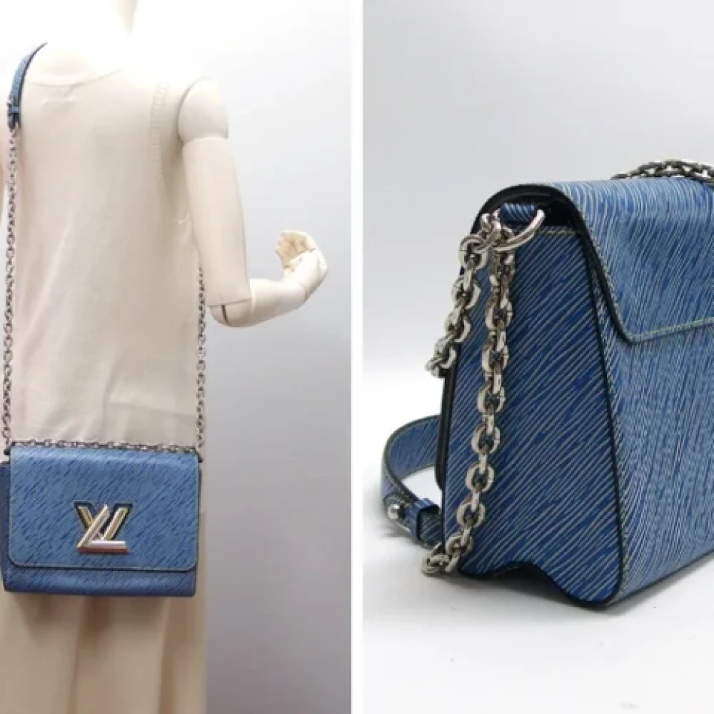 Louis Vuitton Vintage Pre-owned Denim louis-vuitton-bags Blue Dames