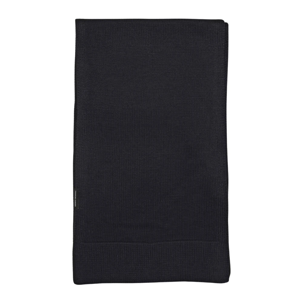 Armani Exchange Men's Blue Scarf Essential Design