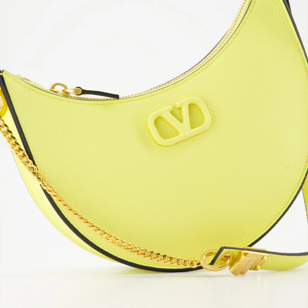 Valentino Garavani Hobo Tas van Korrelleer met VLogo Yellow Dames