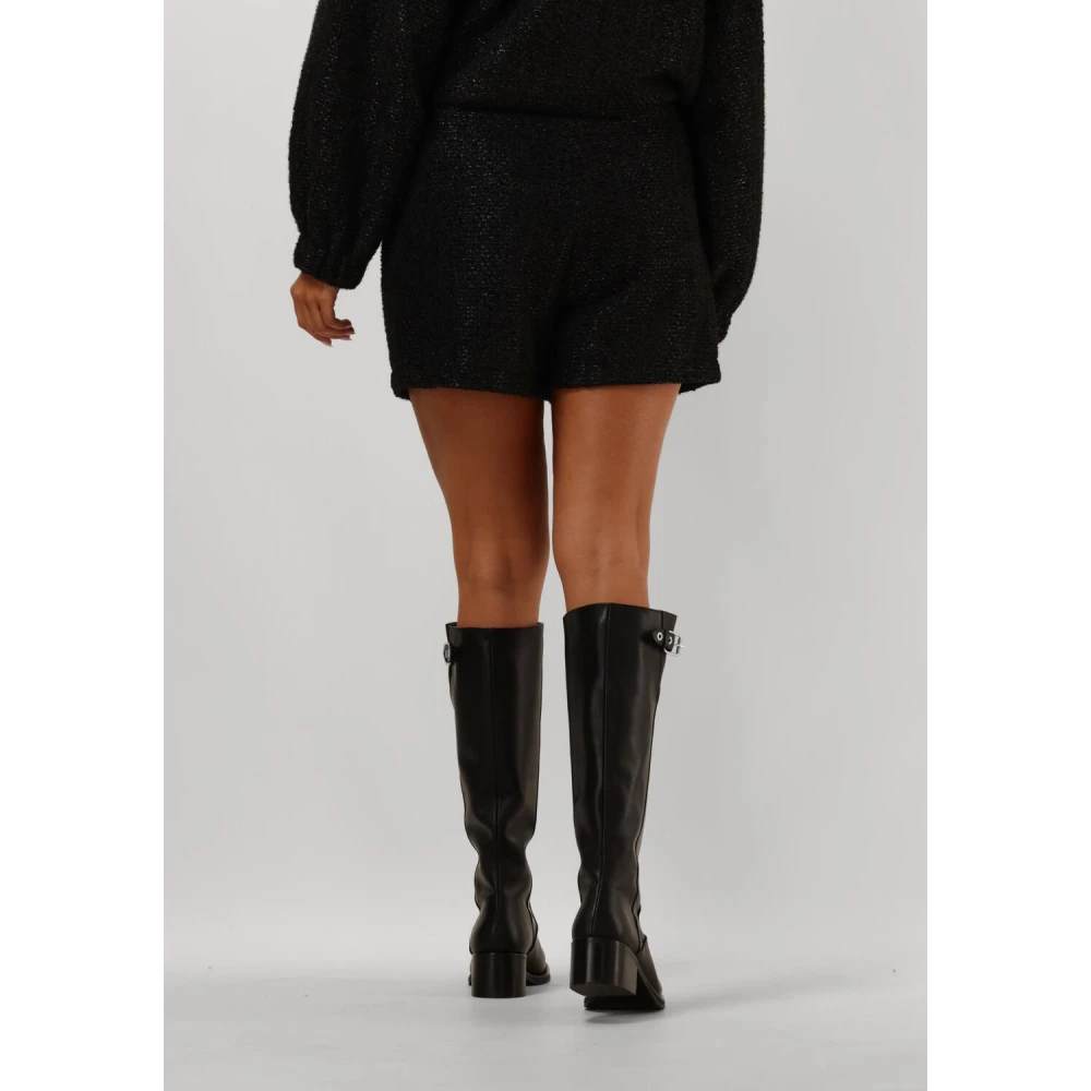 Amaya Amsterdam Zwarte elegante shorts voor stijlvolle vrouwen Black Dames