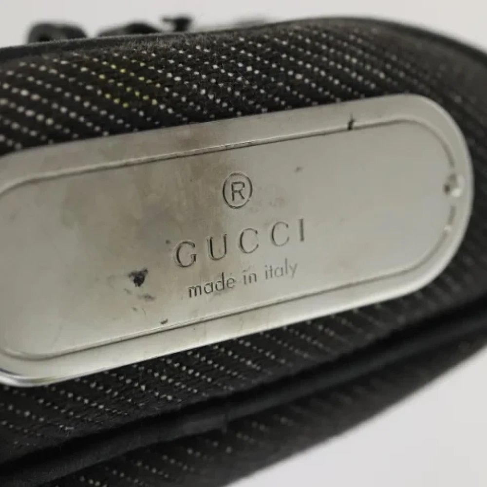 Gucci Vintage Pre-owned Canvas pouches Gray Dames