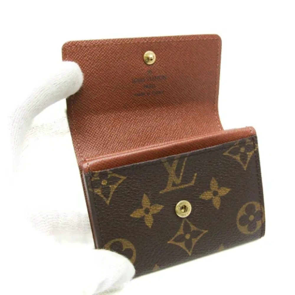 Louis Vuitton Vintage Pre-owned Canvas wallets Brown Dames