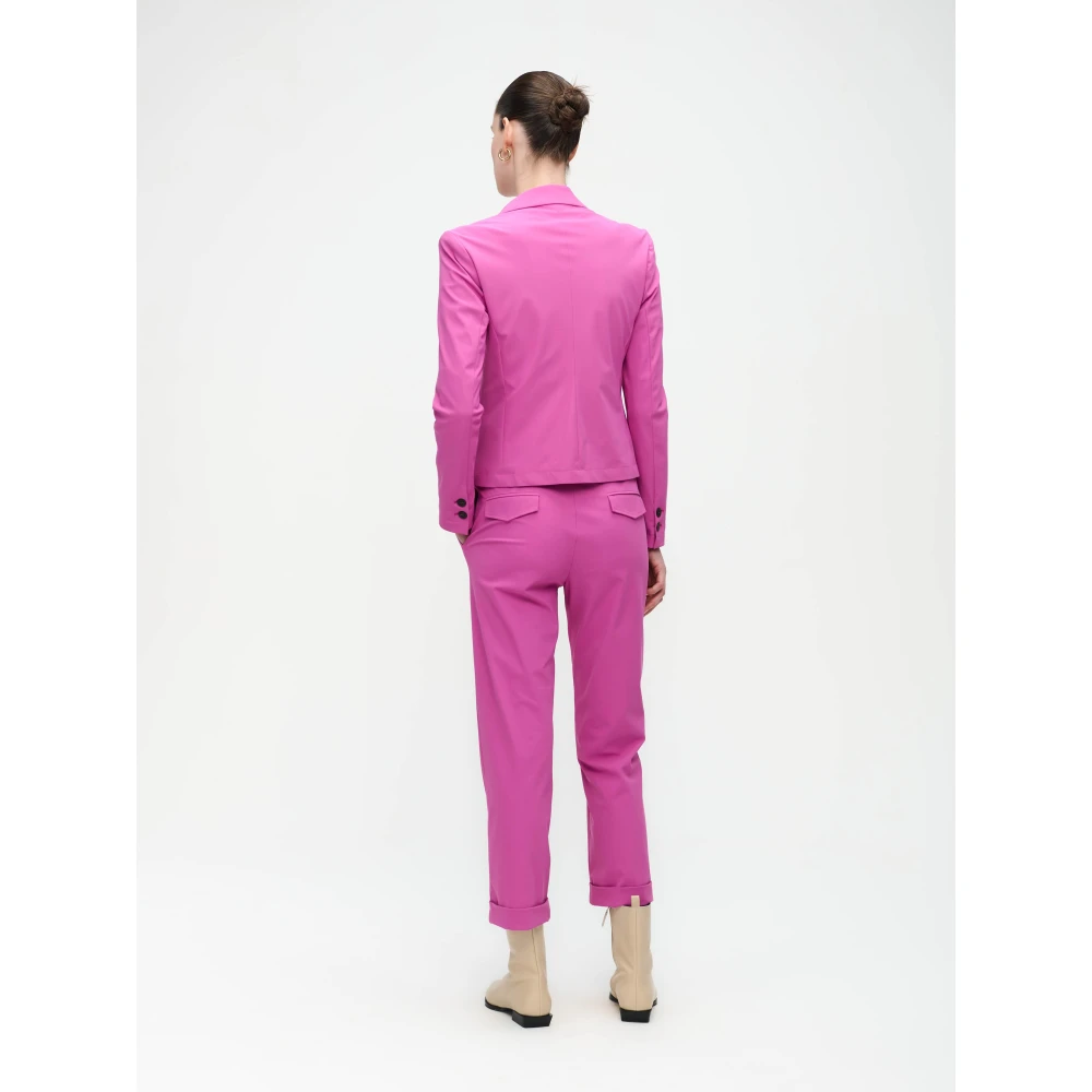 Jane Lushka Elvira Blazer Technical Jersey Purple Dames