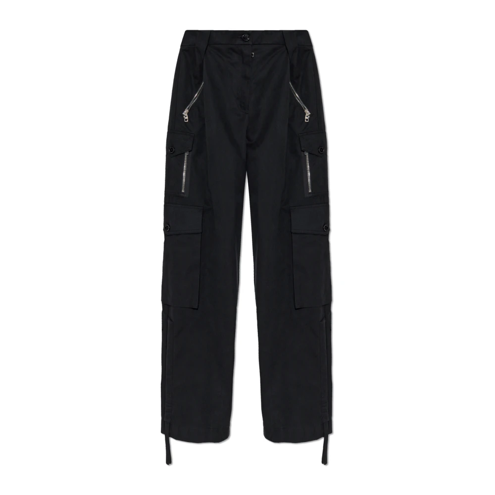 Dolce & Gabbana Donna Nero Pantaloni, S, New,