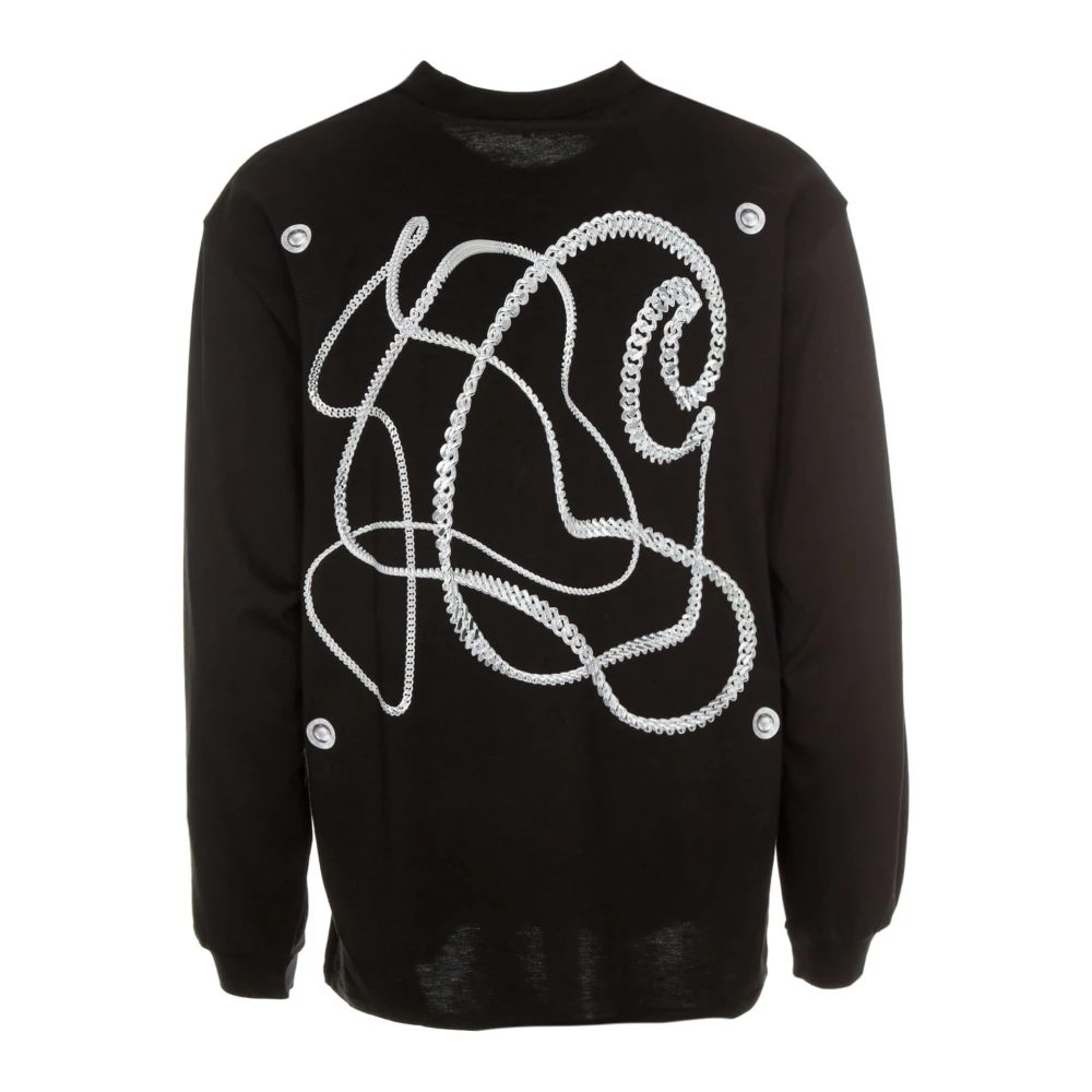 Carhartt WIP Chain Link Longsleeve Grafische Tee Black Heren