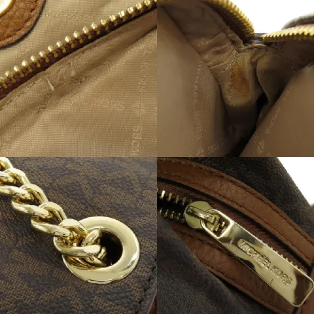 Michael Kors Pre-owned Plastic shoulder-bags Brown Dames
