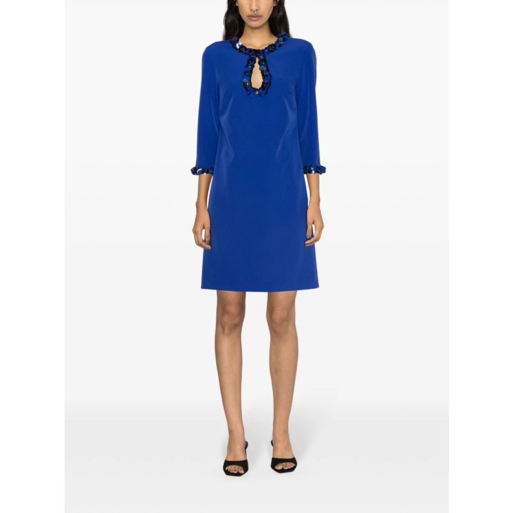 P.a.r.o.s.h. Stijlvolle Jurk Blue Dames