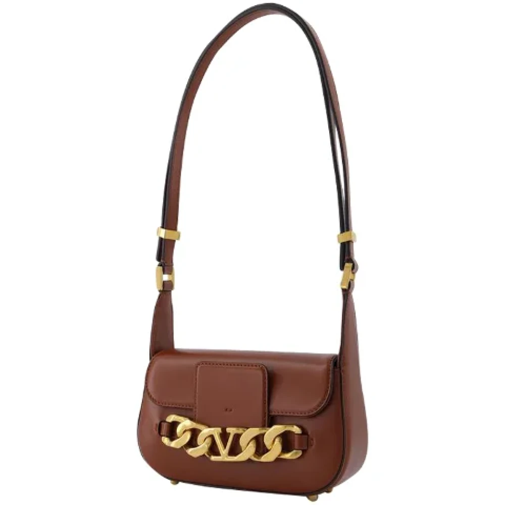 Valentino Leather handbags Brown Dames