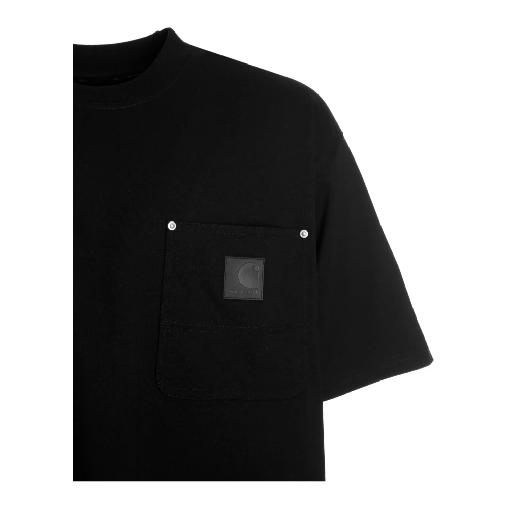 Carhartt WIP Zak T-Shirt Baggy Fit Katoen Jersey Black Heren