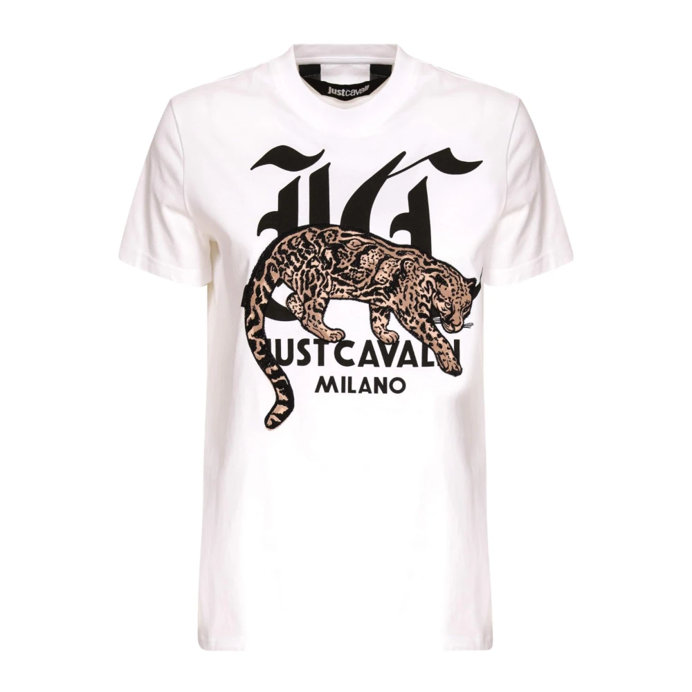 Just Cavalli T-shirts en Polos White Dames