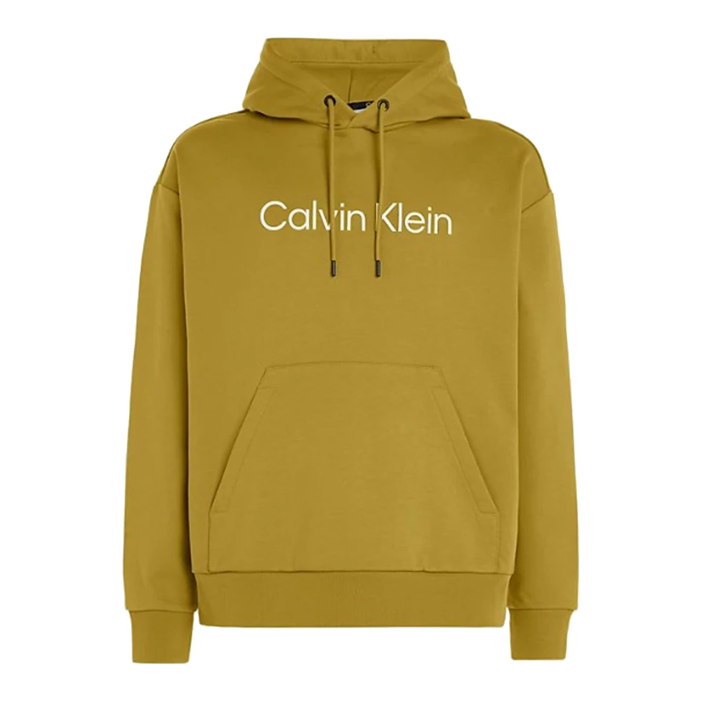 Calvin Klein Biologisch katoenen hoodie Green Heren