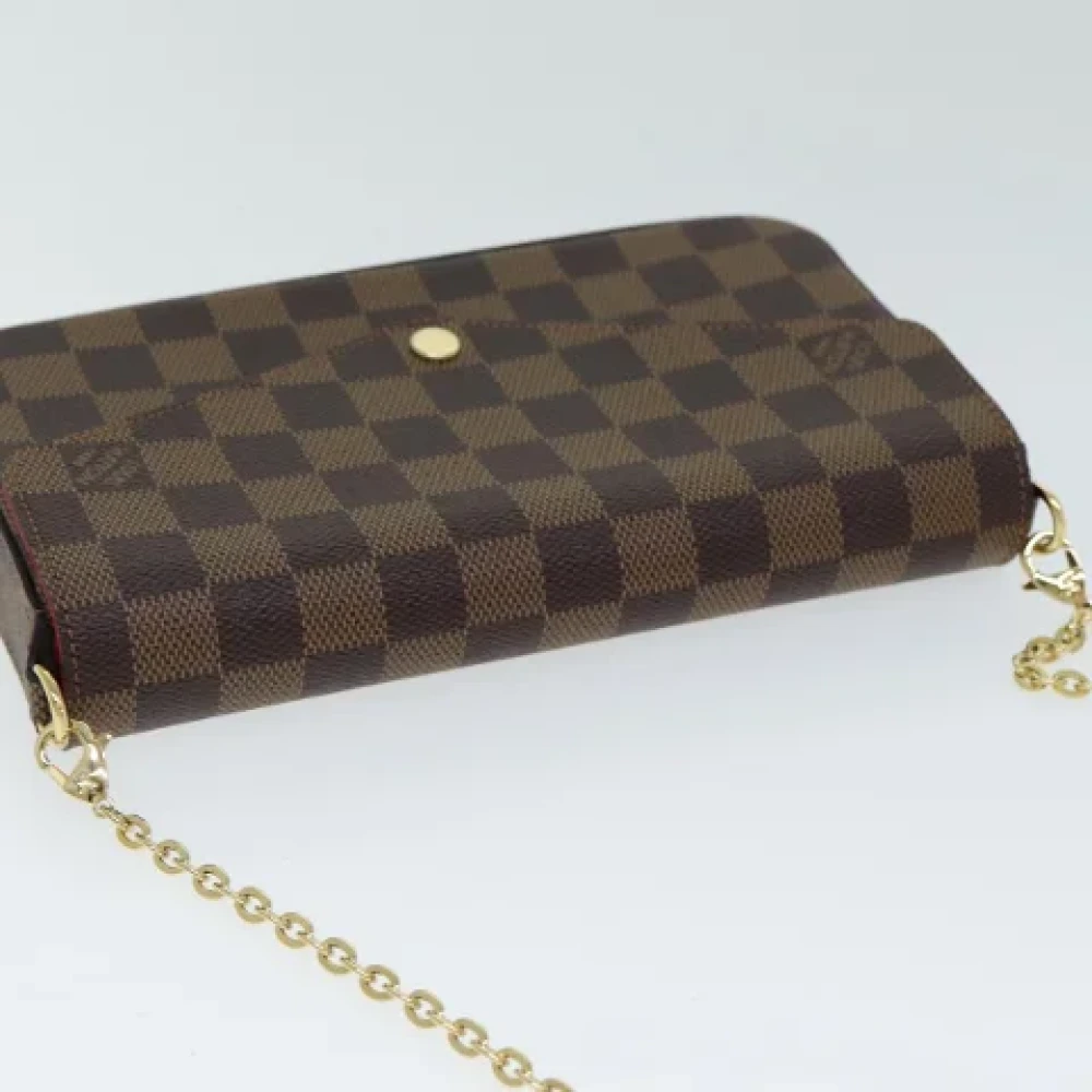 Louis Vuitton Vintage Pre-owned Canvas shoulder-bags Brown Dames
