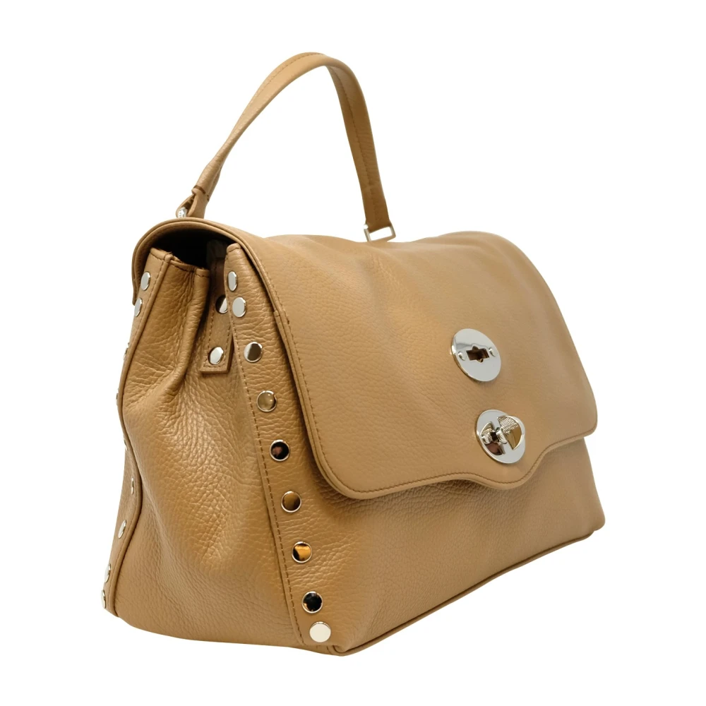 Zanellato Beige Leren Handtas Dagelijkse Stijl Beige Dames
