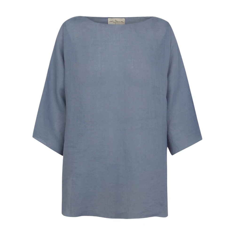 Cortana Donna Blu - Top Oversize - Blouses & Shirts - 2XS
