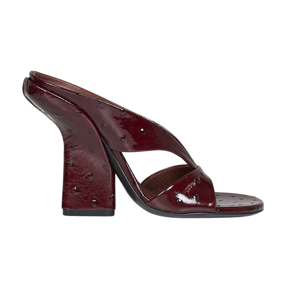 Dries Van Noten Donna Rosso Scarpe, 38 Eu, New,