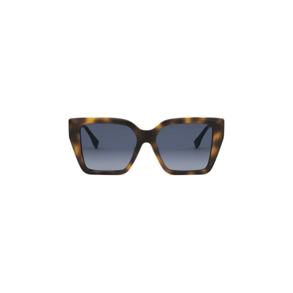 Fendi Women's Multicolor Sunglasses, 54 Mm, Ff Diamonds Havana Square