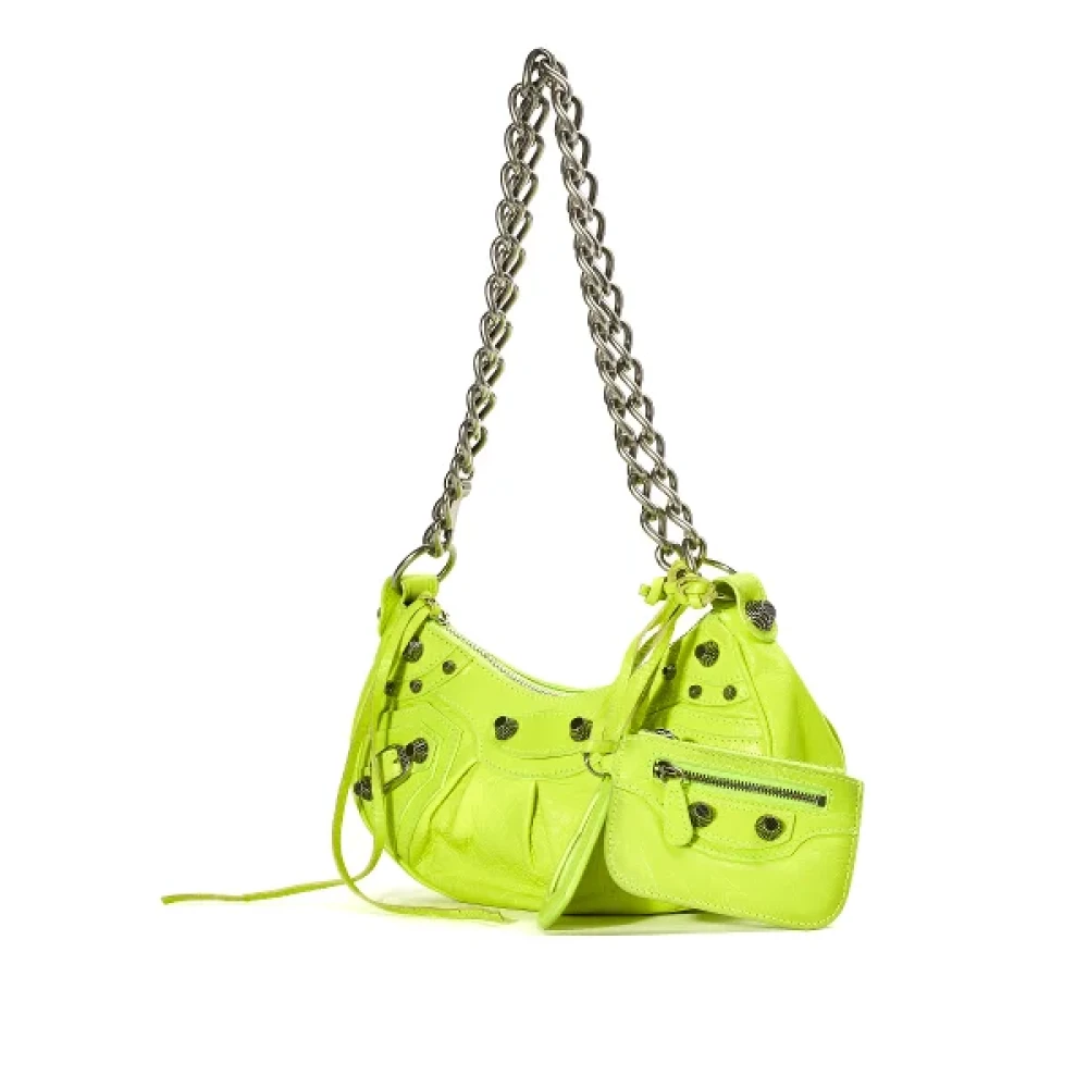 Balenciaga Vintage Pre-owned Leather balenciaga-bags Yellow Dames