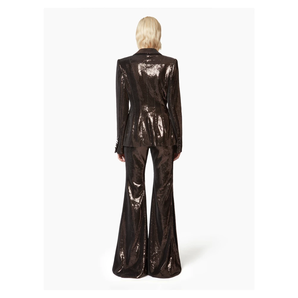 Nina Ricci Sequin Brown Dames