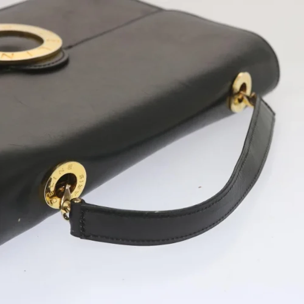Celine Vintage Pre-owned Leather handbags Black Dames
