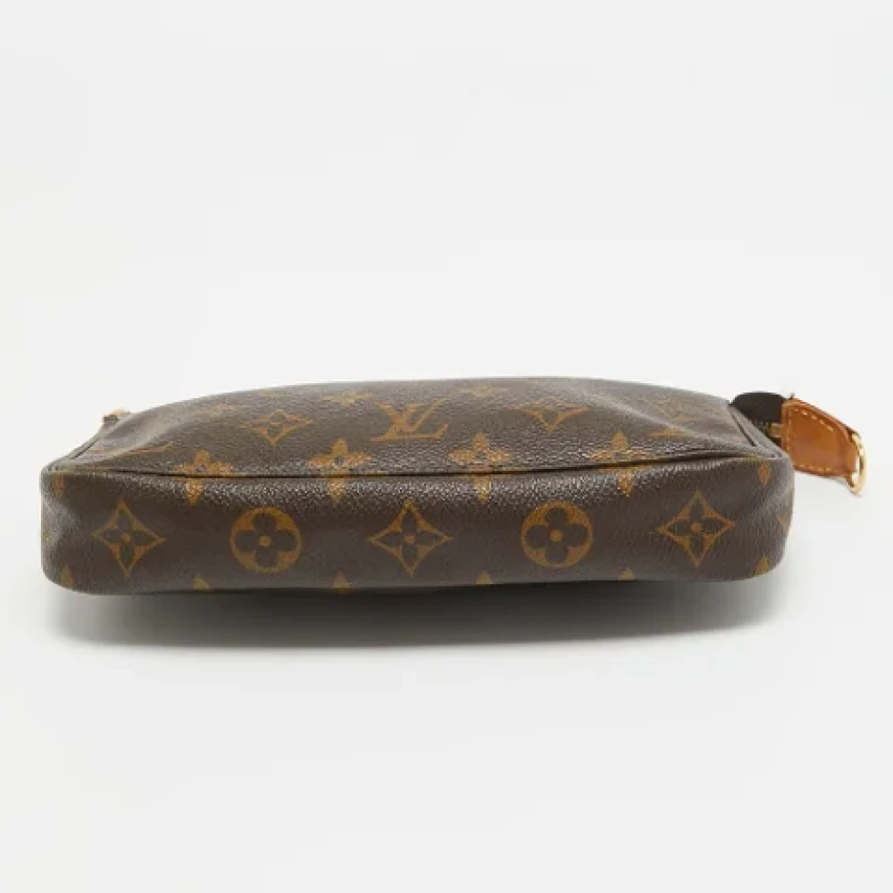 Louis Vuitton Vintage Pre-owned Coated canvas clutches Brown Dames