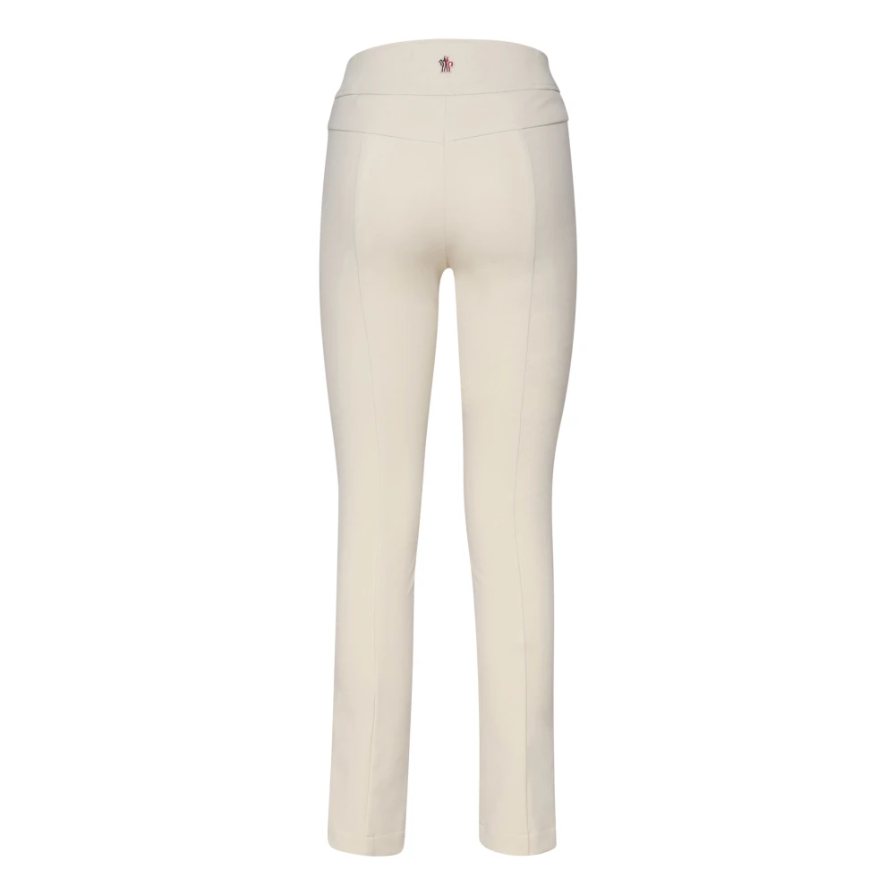 Moncler Slim-Fit Witte Broek met Room Details White Dames