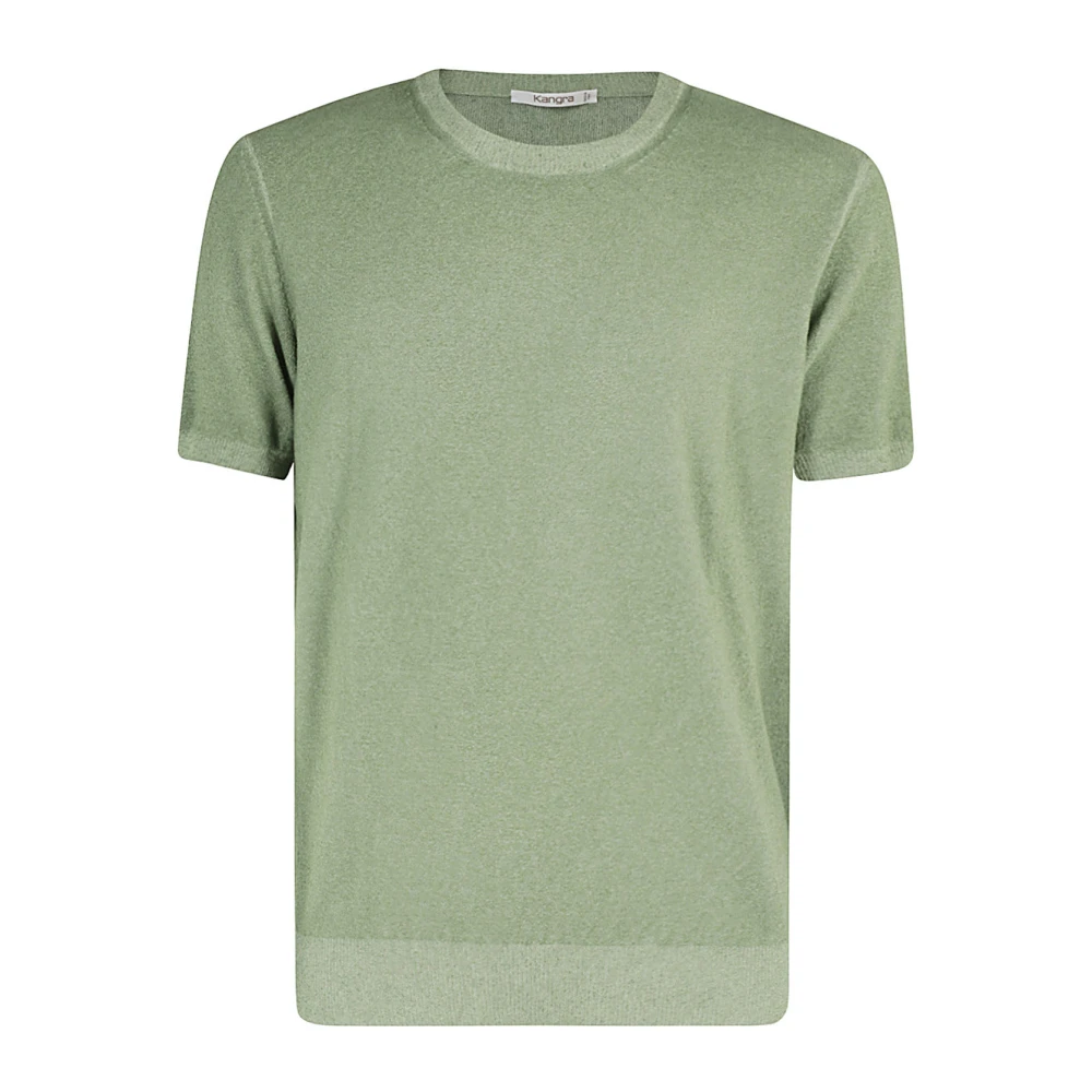 Kangra Casual Katoenen T-shirt Green Heren