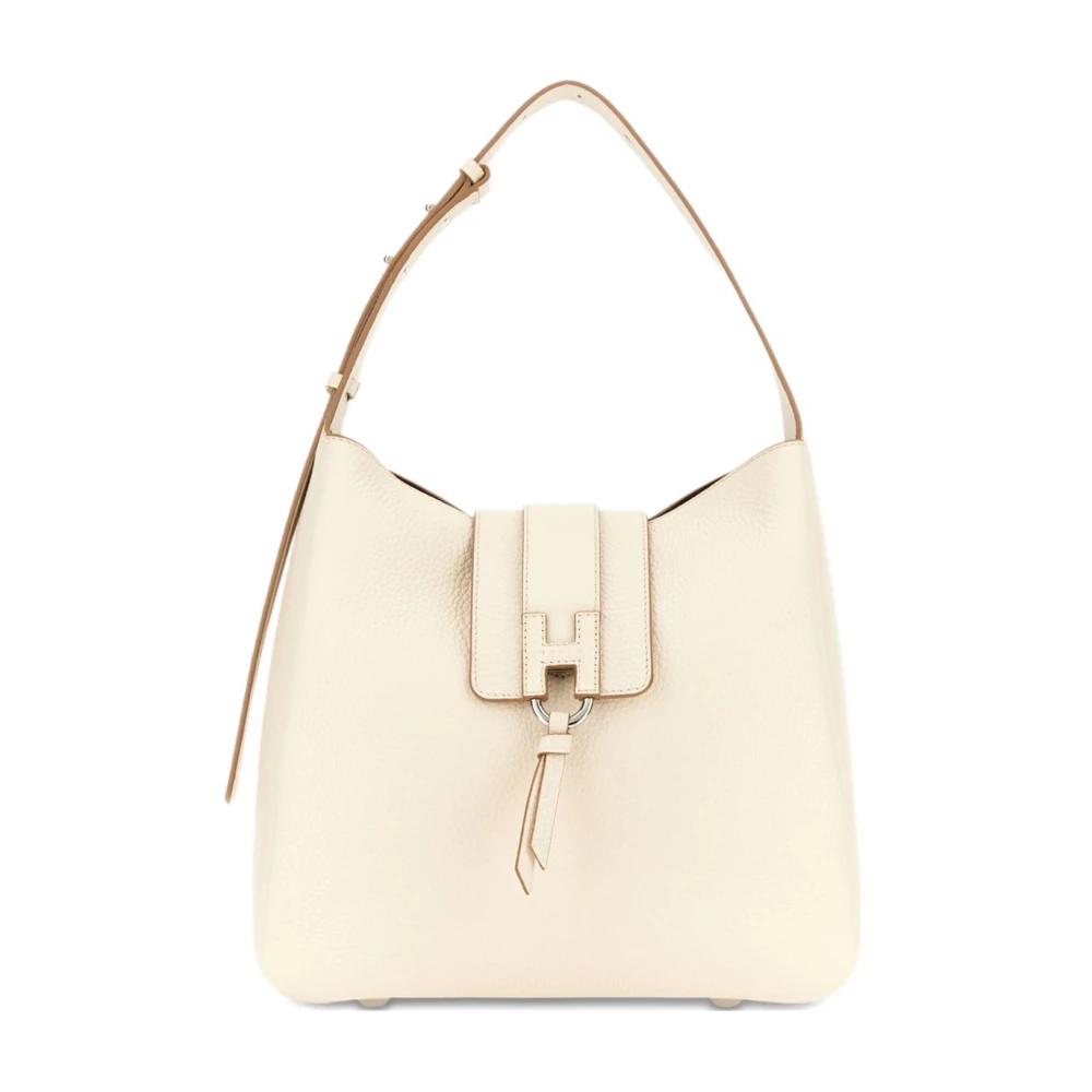 Hogan Women's Beige Shoulder Bags, One Size, Trend Hobo Bag