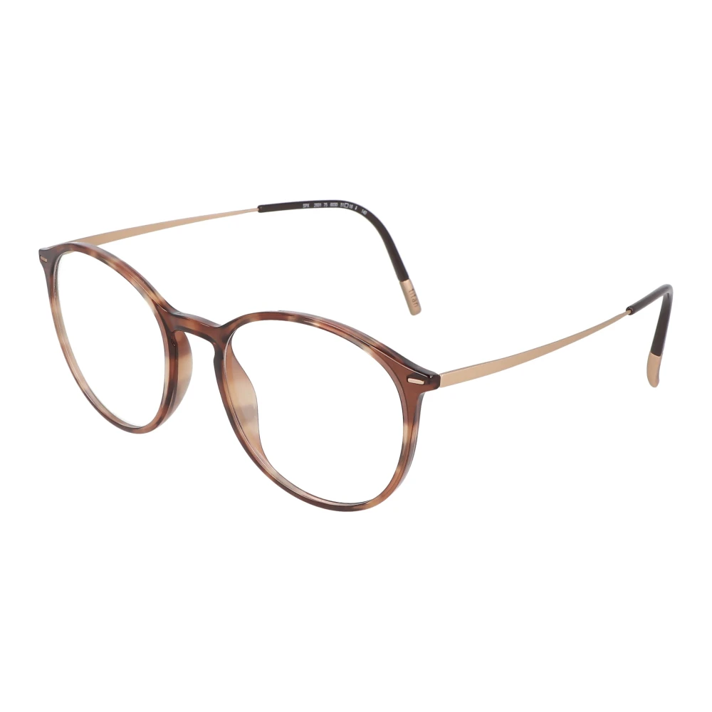 Silhouette Titanium Fyrkantig Ram Glasögon Brown, Unisex