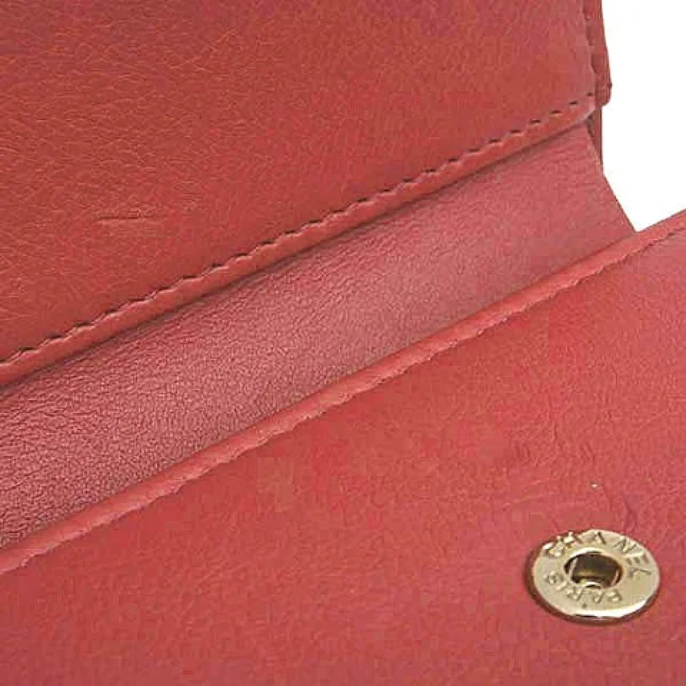 Chanel Vintage Pre-owned Leather wallets Pink Dames