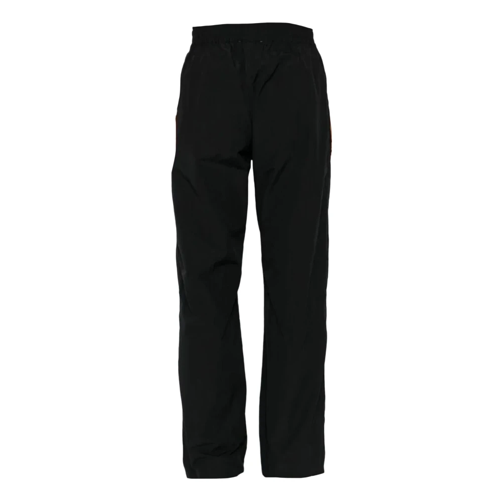Marine Serre Zwarte sportieve elastische taillebroek Black Heren