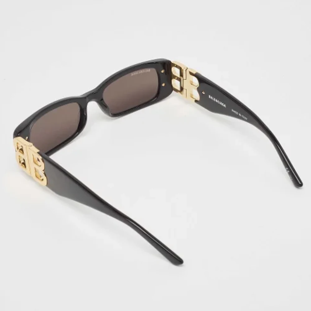 Balenciaga Vintage Pre-owned Acetate sunglasses Black Dames