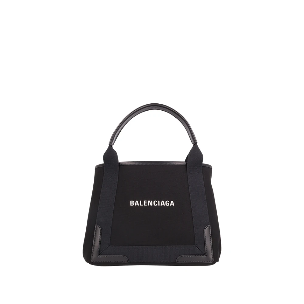 Balenciaga Black Handbags, Female, One Size, Cabas Small Canvas Tote
