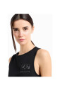 robe-noire-en-coton-avec-logo-en-cristal