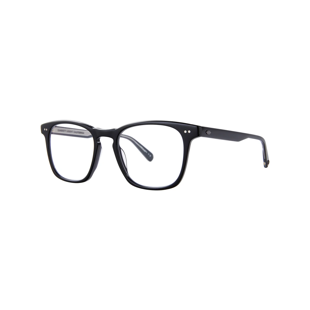 Garrett Leight Alder Black Eyewear Frames Black Unisex