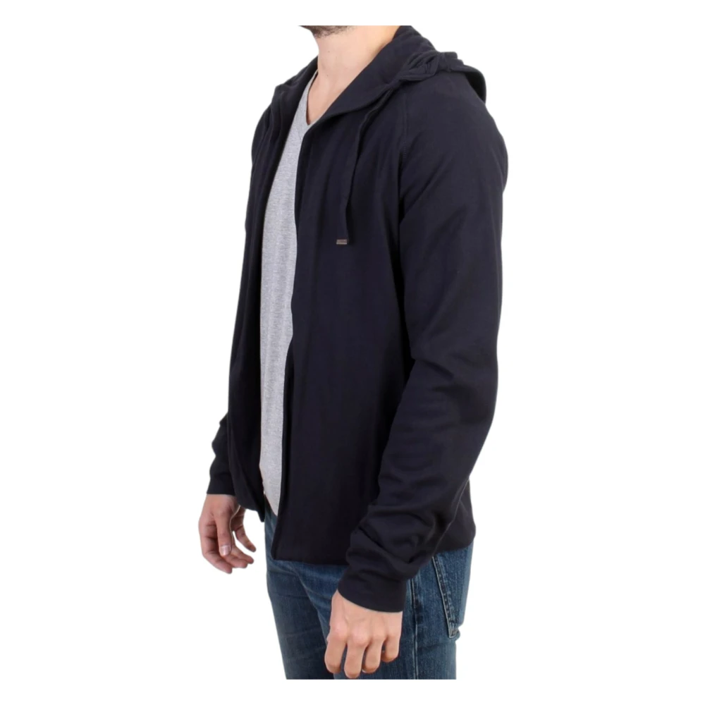 Costume National Blauwe Katoenen Hoodie Elegante Stijl Blue Heren