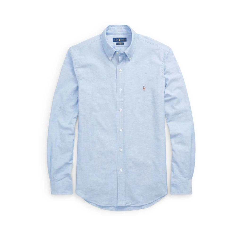 Ralph Lauren Men's Blue Slim Fit Oxford Shirt